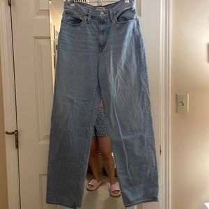 Madewell baggy straight jeans